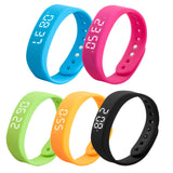 Budget Friendly - LED Display Sports Fitness Bracelet / Step Tracking Pedometer 5 colors Available